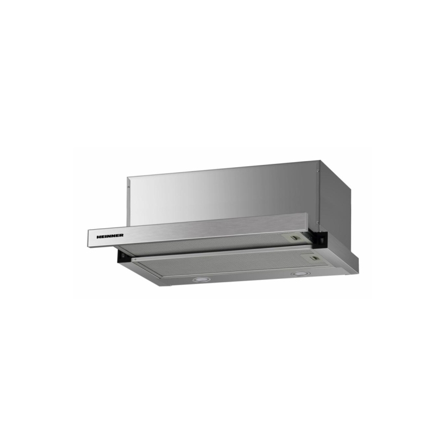 Heinner HTCH-F660IX cooker hood Semi built-in (pull out) Stainless steel 611.7 m³/h