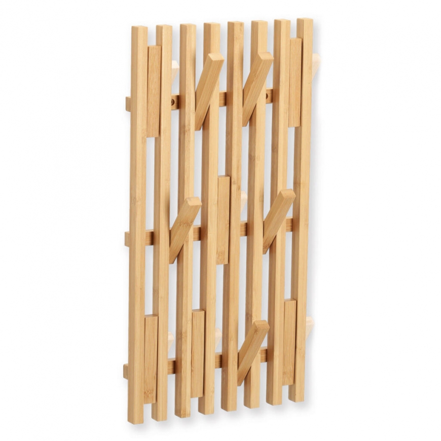 Zeller Present 13827 coat rack Wall-mounted 11 hook(s) Wood – 2