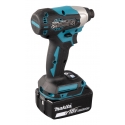 Makita DTD157Z elektriskās uzgriežņu atslēga 1/4" 3000 RPM 140 collas mārciņa Melns, Zaļš 18 V