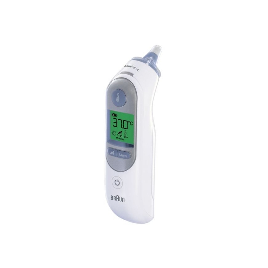 Braun ThermoScan 7 Nuotolinis jutiklis Balta Ausis