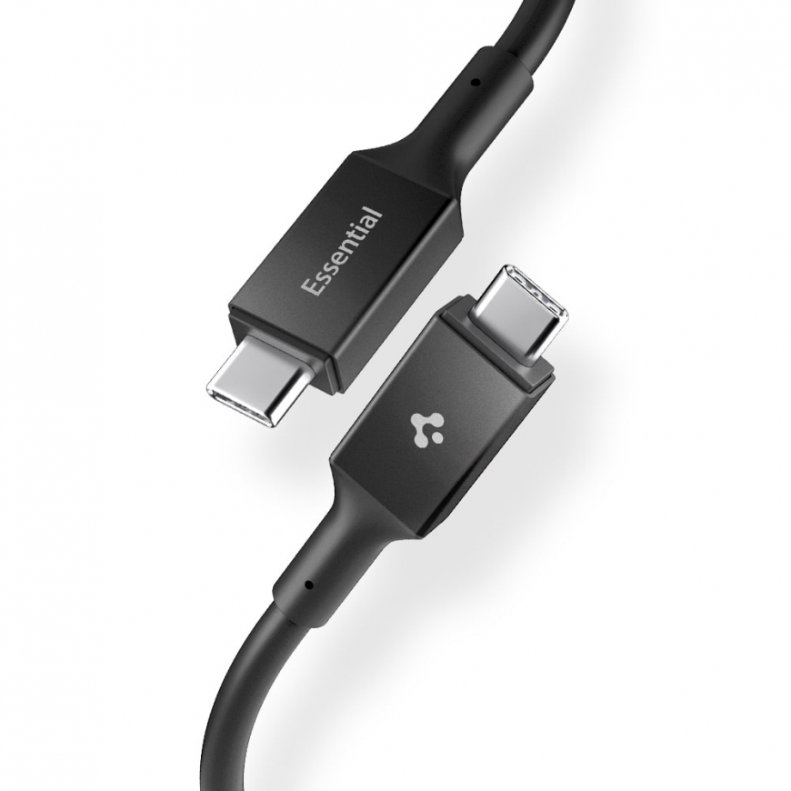 Spigen ACA09460 USB kabelis USB 3.2 Gen 1 (3.1 Gen 1) 2 m USB C Juoda – 2
