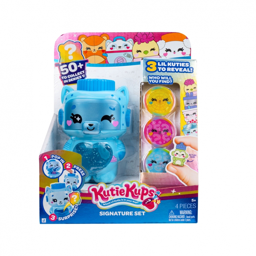 KUTIE KUPS playset with 3 capsules and press – 3