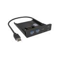 ICY BOX IB-HUB1419-i3 8.89 cm (3.5") Black ICY BOX IB-HUB1419-i3 8.89 cm (3.5") Black
