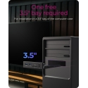ICY BOX IB-HUB1419-i3 8,89 cm (3.5") Musta ICY BOX IB-HUB1419-i3 8,89 cm (3.5") Musta