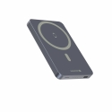 Swissten FUSION Power Bank Universāla Ārējas Uzlādes Baterija MagSafe / Apple Watch / 5000 mAh Sudraba Swissten FUSION Power Bank Universāla Ārējas Uzlādes Baterija MagSafe / Apple Watch / 5000 mAh Sudraba
