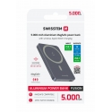 Swissten FUSION Power Bank Universāla Ārējas Uzlādes Baterija MagSafe / Apple Watch / 5000 mAh Sudraba Swissten FUSION Power Bank Universāla Ārējas Uzlādes Baterija MagSafe / Apple Watch / 5000 mAh Sudraba