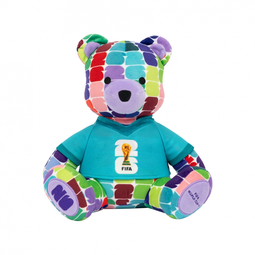 FIFA Plush Soccer Bear, 25 cm