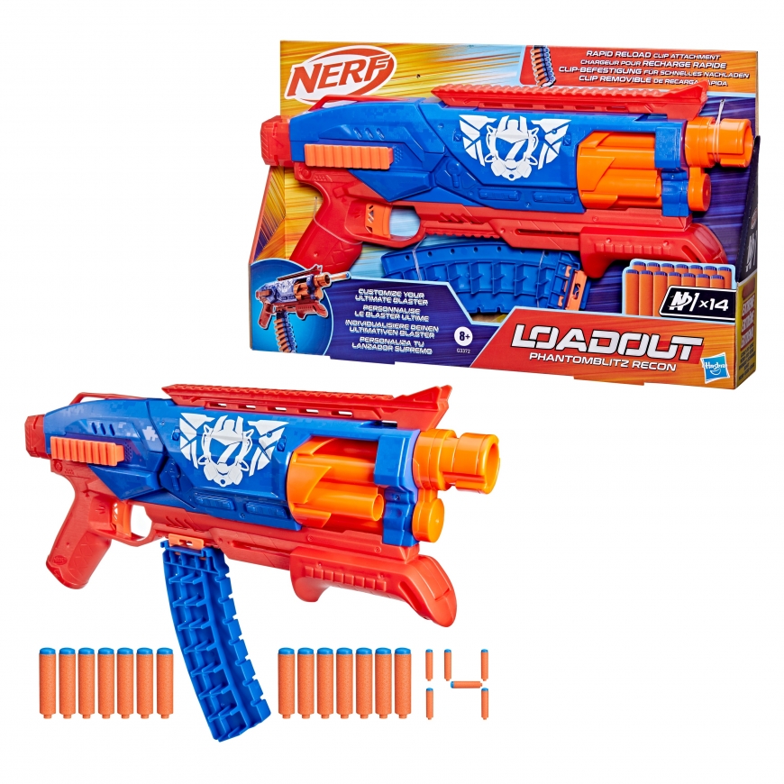 NERF LOADOUT Leikkipyssy Phantomblitz recon