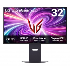 LG 32GX870A-B kompiuterio monitorius 81,3 cm (32") 3840 x 2160 pikseliai 4K Ultra HD OLED Juoda