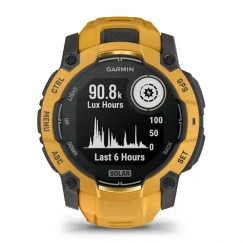 Garmin Instinct 3 3.05 cm (1.2") 50 mm Digital 176 x 176 pixels Touchscreen Yellow, Grey Wi-Fi GPS (satellite)