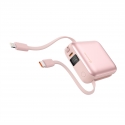 Swissten SPACE Power Bank Переносная зарядная батарея USB-C / Lightning / 10000 mAh Розовый Swissten SPACE Power Bank Переносная зарядная батарея USB-C / Lightning / 10000 mAh Розовый