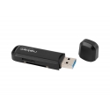 NATEC Scarab 2 kortinlukija USB 3.2 Gen 1 (3.1 Gen 1) Type-A Musta