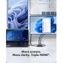 ICY BOX IB-AD1030-C USB 3.2 Gen 2 (3.1 Gen 2) Type-C 10000 Mbit/s Melns