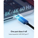 ICY BOX IB-AD1030-C USB 3.2 Gen 2 (3.1 Gen 2) Type-C 10000 Mbit/s Musta