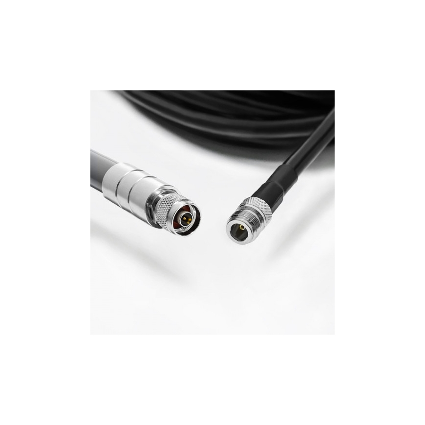 Qoltec 57028 koaksikālais kabelis LMR400 5 m N-type RP-SMA Melns – 3
