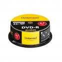 Intenso DVD-R 4.7GB, Printable, 16x 4,7 GB 25 pcs Intenso DVD-R 4.7GB, Printable, 16x 4,7 GB 25 pcs
