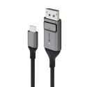 ALOGIC ULCDP02-SGR video kabeļu aksesuārs 2 m DisplayPort USB Veids-C Melns, Pelēks ALOGIC ULCDP02-SGR video kabeļu aksesuārs 2 m DisplayPort USB Veids-C Melns, Pelēks