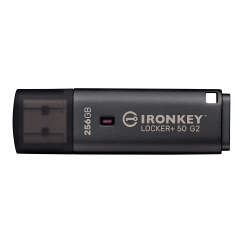 Kingston Technology IronKey 256GB Locker Plus 50 G2, FIPS 197, AES-256