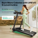 Urevo URTM037 juoksumatto 420 x 1080 mm 12 km/h