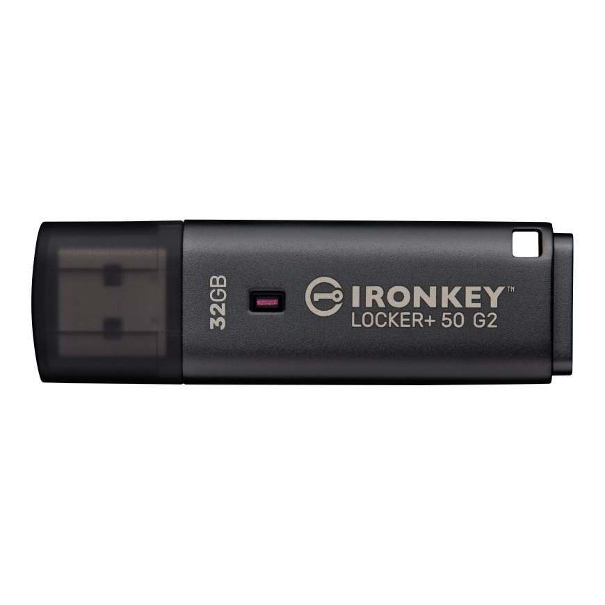 Kingston Technology IronKey 32GB Locker Plus 50 G2, FIPS 197, AES-256