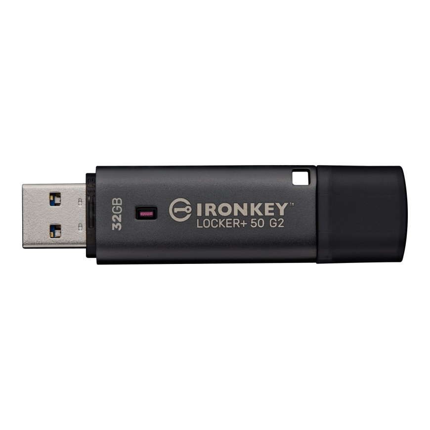 Kingston Technology IronKey 32 Gt Locker Plus 50 G2, FIPS 197, AES-256 – 2