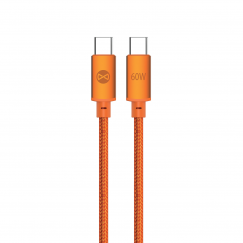 Forever Saffron cable USB-C - USB-C 1,0 m 60W orange