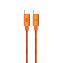 Forever Saffron cable USB-C - USB-C 1,0 m 60W orange Forever Saffron cable USB-C - USB-C 1,0 m 60W orange