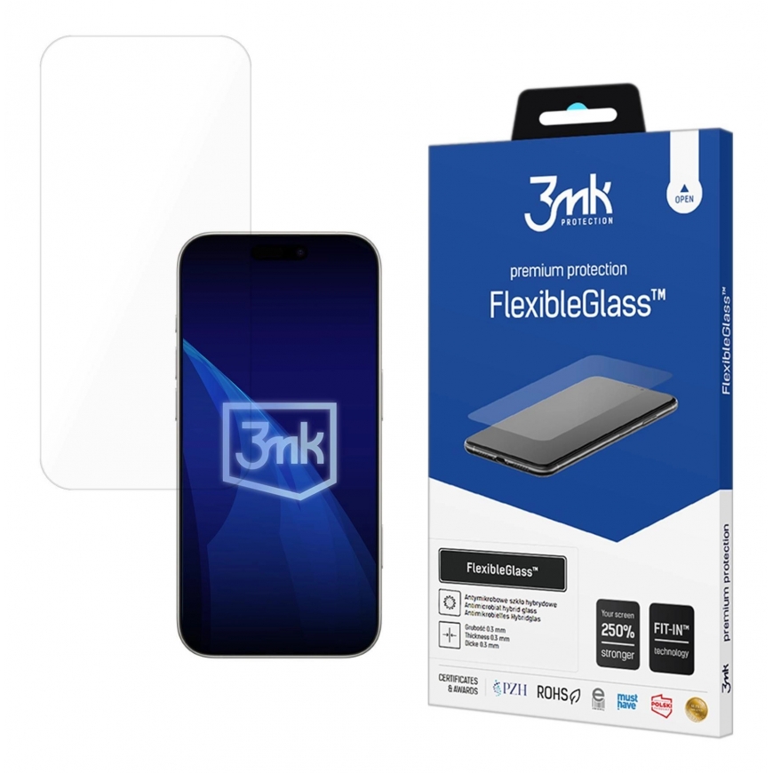 3MK FlexibleGlass Skaidri ekrano apsauga Apple 1 vnt