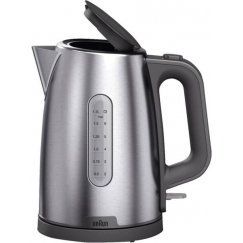 Braun WK 1500 GY elektrikann 1,7 l 2200 W Hall, Roostevaba teras
