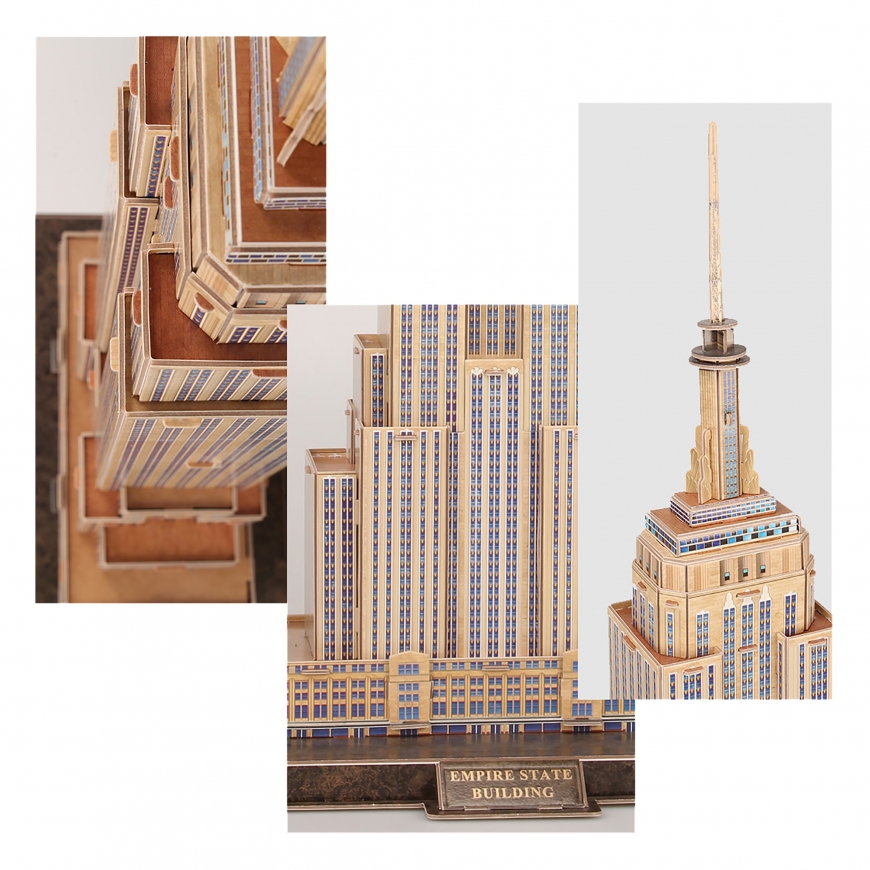 CubicFun The Empire State Building 3D pusle 66 tk Ehitised – 3