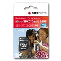 AgfaPhoto 64GB MicroSDXC Klasės 10