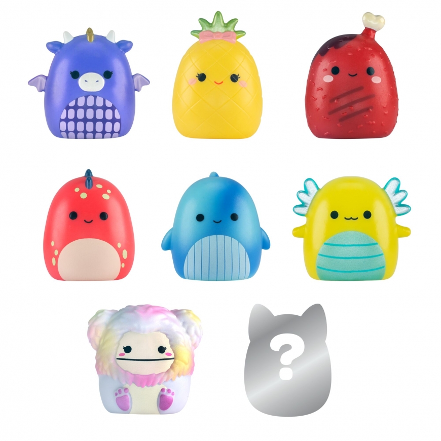 SQUISHMALLOWS SQUISH-A-LONGS figures 8-pack, 2,5 cm – 2
