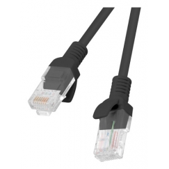 Lanberg PCU5-10CC-0025-BK võrgukaabel Must 0,25 m Cat5e U/UTP (UTP)