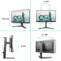 Philips Evnia 3000 25M2N3200U/00 монитор для ПК 62,2 cm (24.5") 1920 x 1080 пикселей Full HD ЖК Серы Philips Evnia 3000 25M2N3200U/00 монитор для ПК 62,2 cm (24.5") 1920 x 1080 пикселей Full HD ЖК Серы