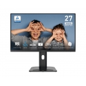 MSI Pro MP273QPDE E2 monitori 68,6 cm (27") 2560 x 1440 pikseļi Wide Quad HD LCD Melns MSI Pro MP273QPDE E2 monitori 68,6 cm (27") 2560 x 1440 pikseļi Wide Quad HD LCD Melns