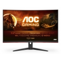 AOC G2 C32G2ZE/BK PC lamekuvar 80 cm (31.5") 1920 x 1080 pikslit Full HD LED Must, Punane AOC G2 C32G2ZE/BK PC lamekuvar 80 cm (31.5") 1920 x 1080 pikslit Full HD LED Must, Punane