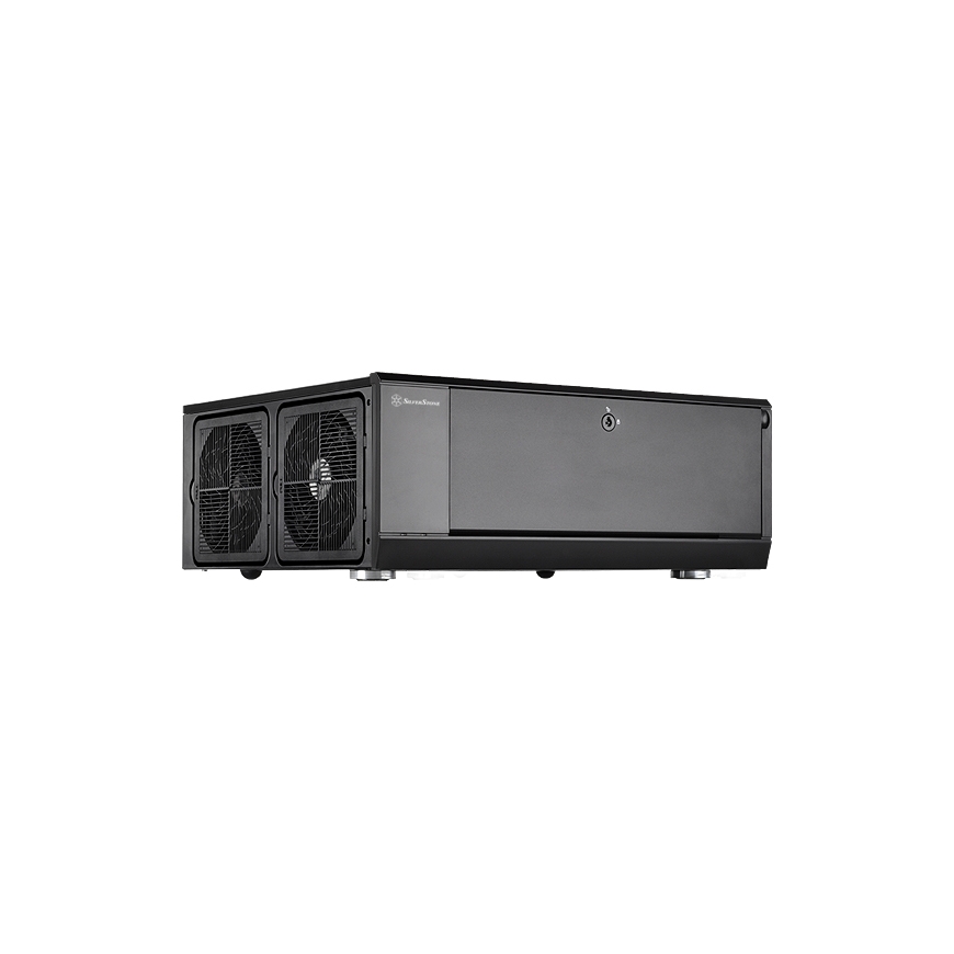 Silverstone GD10 HTPC Musta – 3