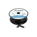 Lanberg CA-HDMI-30FB-0100-BK HDMI kabelis 10 m HDMI A tipo (standartinis) Juoda Lanberg CA-HDMI-30FB-0100-BK HDMI kabelis 10 m HDMI A tipo (standartinis) Juoda