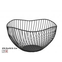Metalinis vaisių dubuo 25,5 x 13,5 cm, KITCHEN&GO