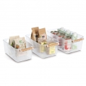 Zeller Present 15209 storage box Rectangular Polyethylene terephthalate (PET), Bamboo Transparent Zeller Present 15209 storage box Rectangular Polyethylene terephthalate (PET), Bamboo Transparent