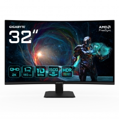 GIGABYTE GS32QCA PC lamekuvar 80 cm (31.5") 2560 x 1440 pikslit Quad HD LED Must