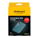 Intenso Lesen/Schreiben bis zu 500 MB/s/250GB USB tüüp-C 3.2 Gen 1 (3.1 Gen 1) Sinine, Hall Intenso Lesen/Schreiben bis zu 500 MB/s/250GB USB tüüp-C 3.2 Gen 1 (3.1 Gen 1) Sinine, Hall