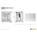 be quiet! Light Base 500 LX White Midi Tower Valge be quiet! Light Base 500 LX White Midi Tower Valge