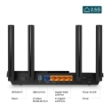 TP-Link Archer AX55 Pro bezvadu rūteris Tīkls Gigabit Ethernet Divkāršā frekvenču josla (2.4 GHz / 5 TP-Link Archer AX55 Pro bezvadu rūteris Tīkls Gigabit Ethernet Divkāršā frekvenču josla (2.4 GHz / 5