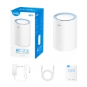 Cudy M1200 1-PACK wi-fi-võrgu süsteem Kaks sagedusala (2,4 GHz / 5 GHz) Wi-Fi 5 (802.11ac) Valge Sis Cudy M1200 1-PACK wi-fi-võrgu süsteem Kaks sagedusala (2,4 GHz / 5 GHz) Wi-Fi 5 (802.11ac) Valge Sis