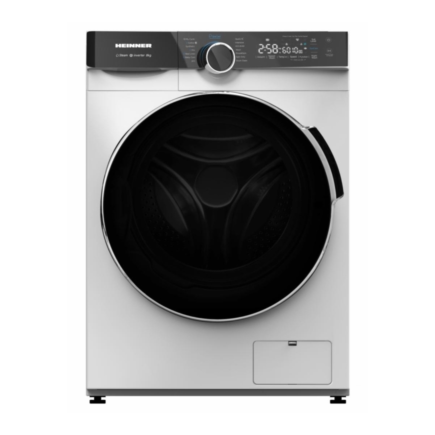 Heinner HWM-M814IVKA+++ Pesukone Edestä täytettävä 8 kg 1400 RPM Valkoinen