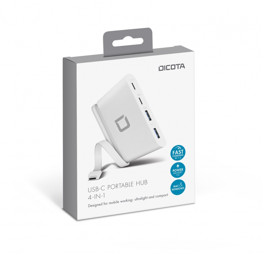DICOTA D31731 sülearvuti dokk ja pordireplikaator Valge – 4