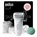 Braun Silk-épil 7 7-081 epiliatorius 40 pincetai Balta Braun Silk-épil 7 7-081 epiliatorius 40 pincetai Balta