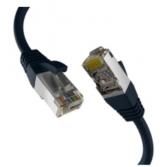 M-Cab EC020200301 võrgukaabel Must 1 m Cat8.1 S/FTP (S-STP)