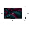 LG OLED evo AI OLED83C54LA 2,11 m (83") 4K Ultra HD Smart TV „Wi-Fi“ Juoda LG OLED evo AI OLED83C54LA 2,11 m (83") 4K Ultra HD Smart TV „Wi-Fi“ Juoda